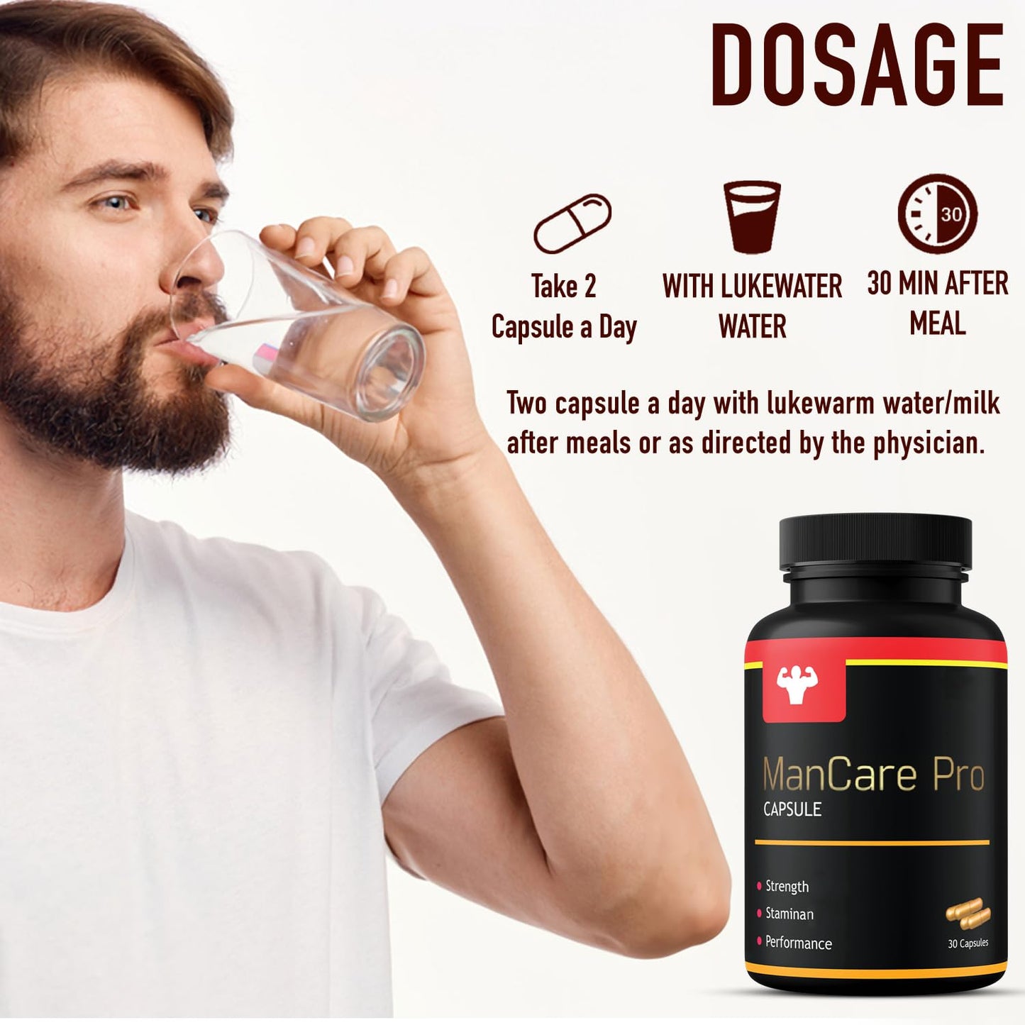 ManCare Pro Capsule || Men's Sexual Wellness